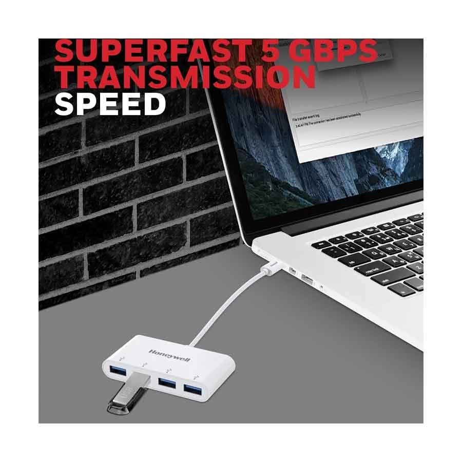 Honeywell Type-C Male to Quad USB Female USB HUB Price in BD