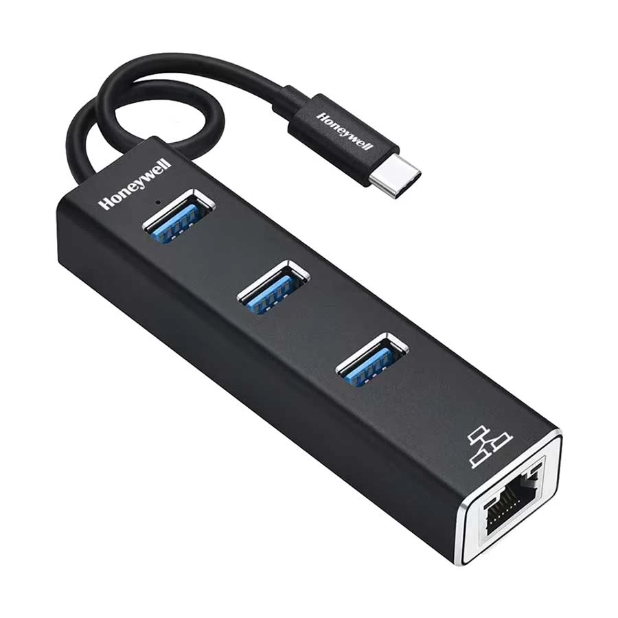Honeywell Type-C Male to Tri USB, LAN Female Type-C Converter Price in Bangladesh