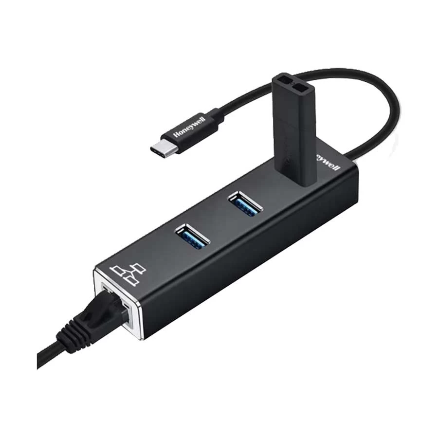 Honeywell Type-C Male to Tri USB, LAN Female Type-C Converter in BD