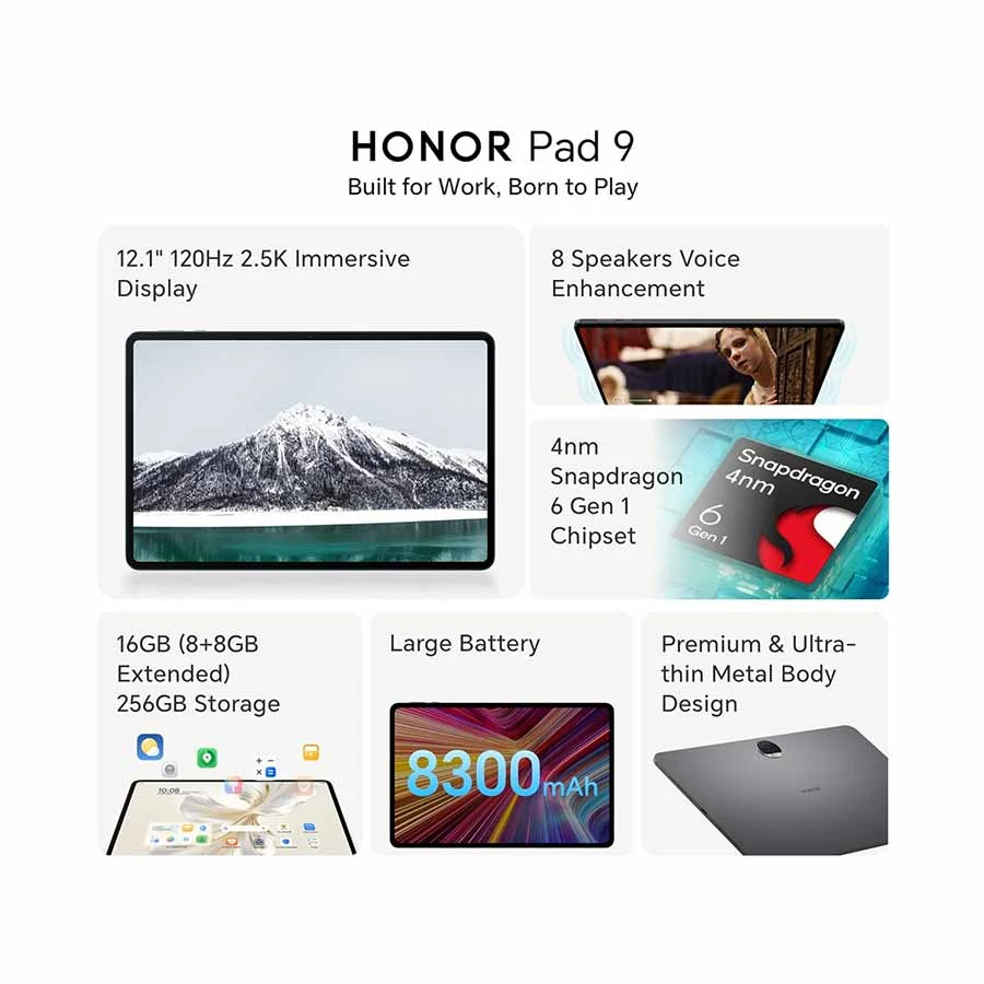 Honor Pad 9 (Wi-Fi) Regular Tablet PC in BD