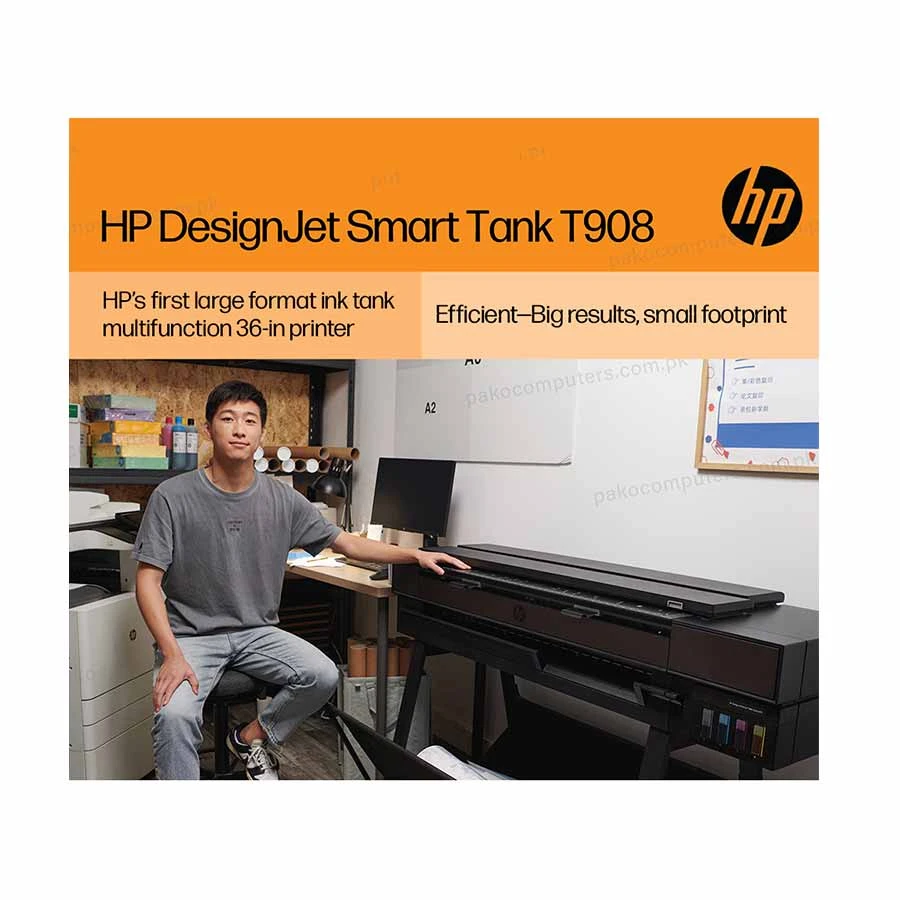 HP DesignJet Smart Tank T908 Large Format Printer Price in BD