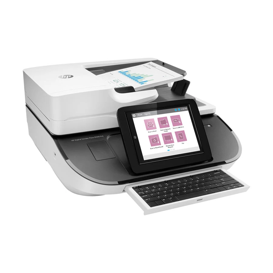 Hp HP Digital Sender Flow 8500 fn2 Sheetfed and Flatbed Scanner in BD