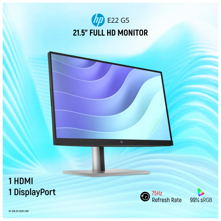 Hp HP EliteDisplay E22 G5 All Monitor in BD