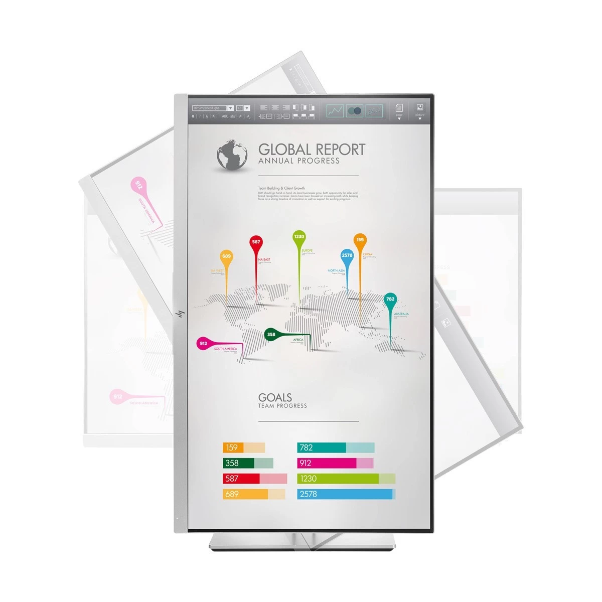Hp HP EliteDisplay E273 Hp features