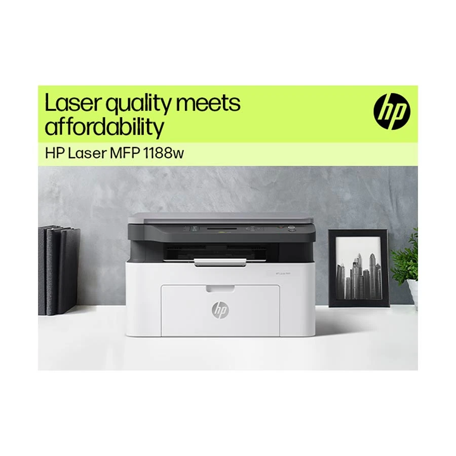 HP Laser MFP 1188w Laser Printer