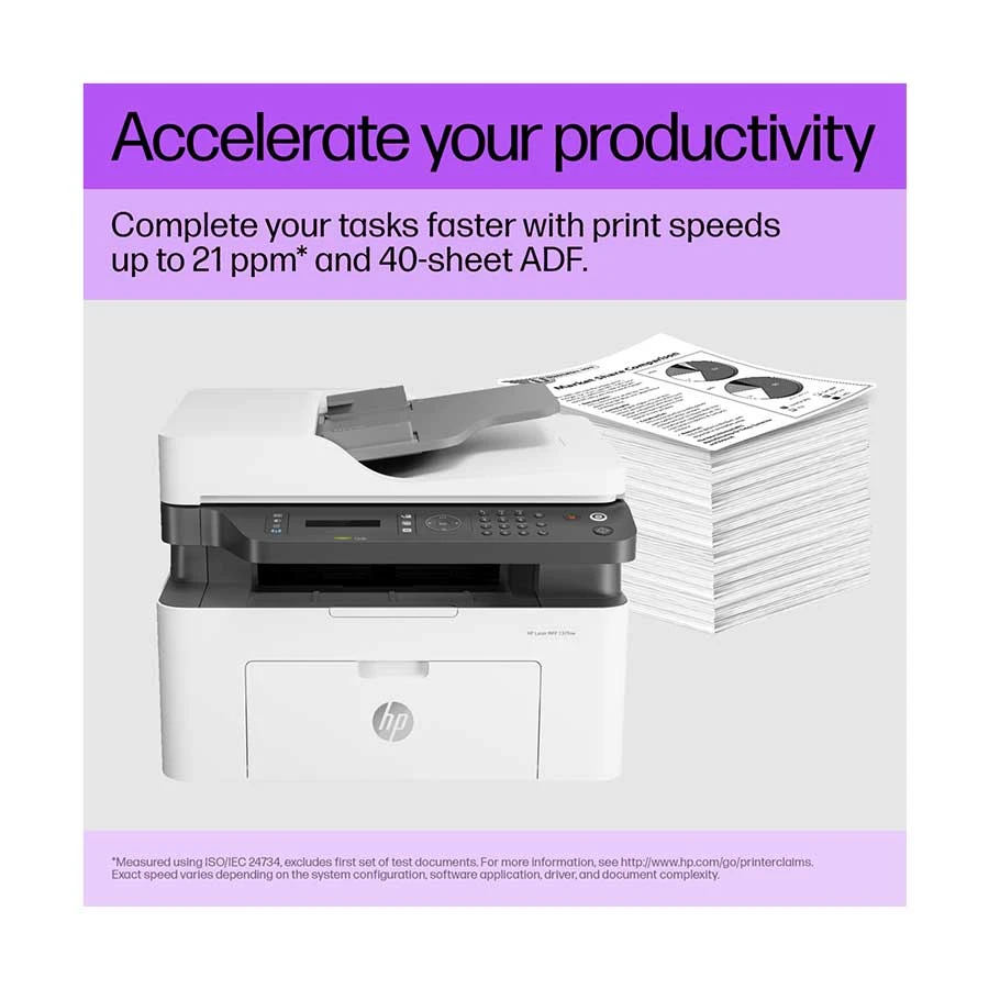 Hp HP Laser MFP 137fnw Laser Printer in BD