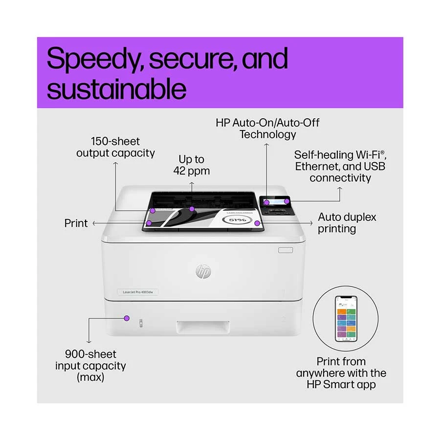 Hp HP LaserJet Pro 4003DW Laser Printer Price in Bangladesh