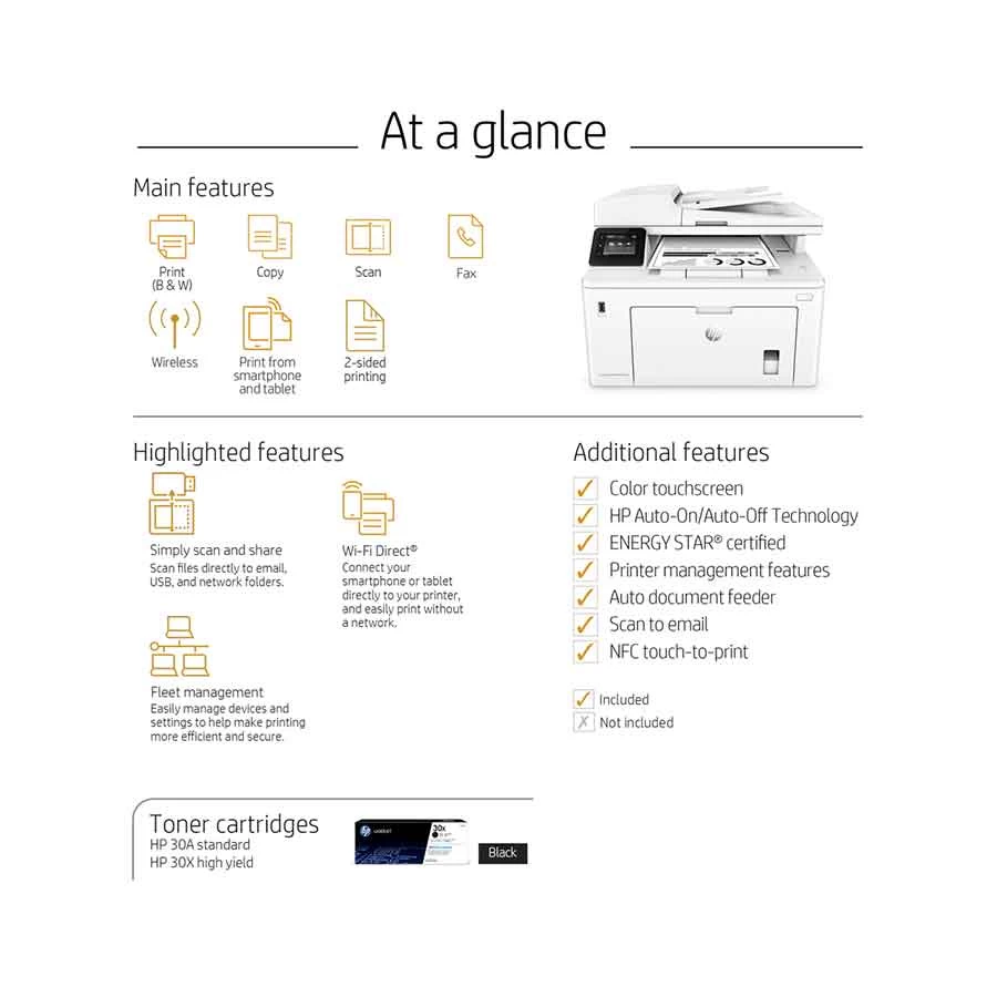 LaserJet Pro MFP M227fdw Laser Printer Price in BD
