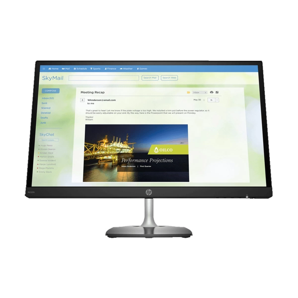 HP N220h Monitor Price in BD | Ryans