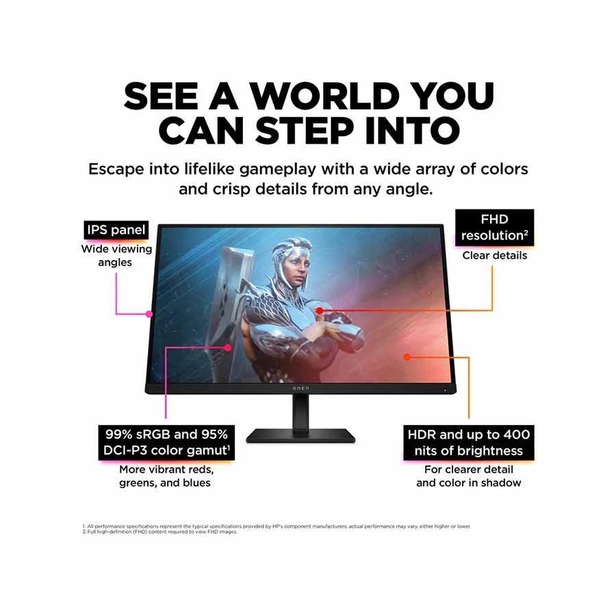 Hp HP OMEN 27 Inch Gaming Monitor in BD