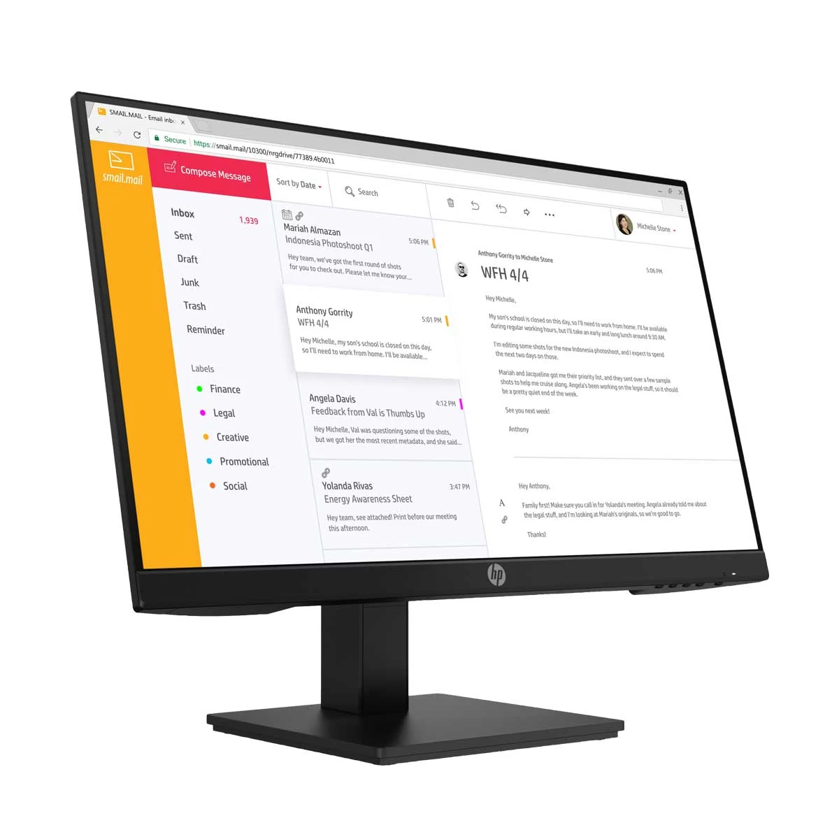 Hp HP P24H G4 All Monitor in BD