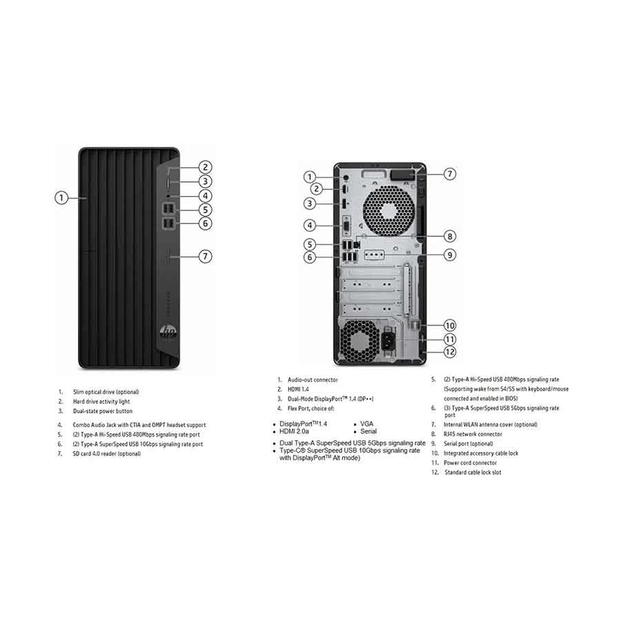 Hp HP ProDesk 400 G7 MT Brand Desktop PC specifications