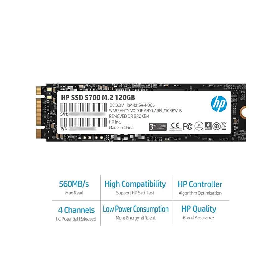 HP S700 Internal SSD specifications