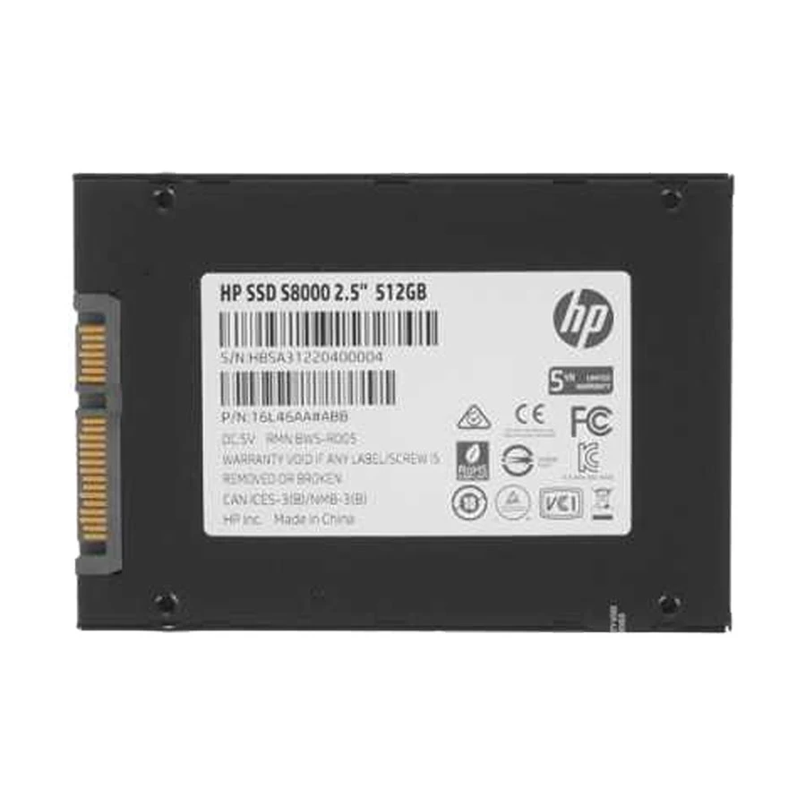 HP S8000 Internal SSD in BD