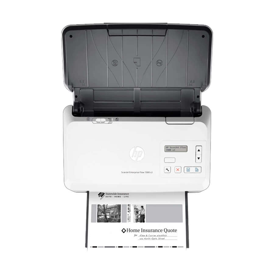 HP ScanJet Enterprise Flow 7000 s3 Sheetfed and Flatbed Scanner