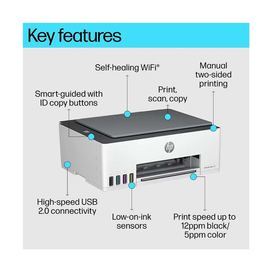 Hp HP Smart Tank 580 Ink Printer Best Price
