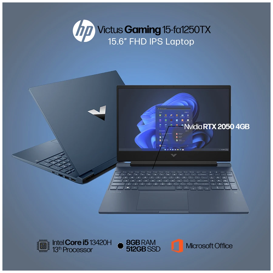 Hp HP Victus Gaming 15-fa1250TX All Laptop specifications