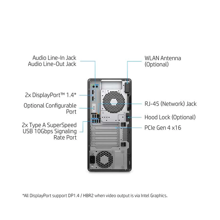 Hp HP Z2 G8 Tower Brand Desktop PC specifications