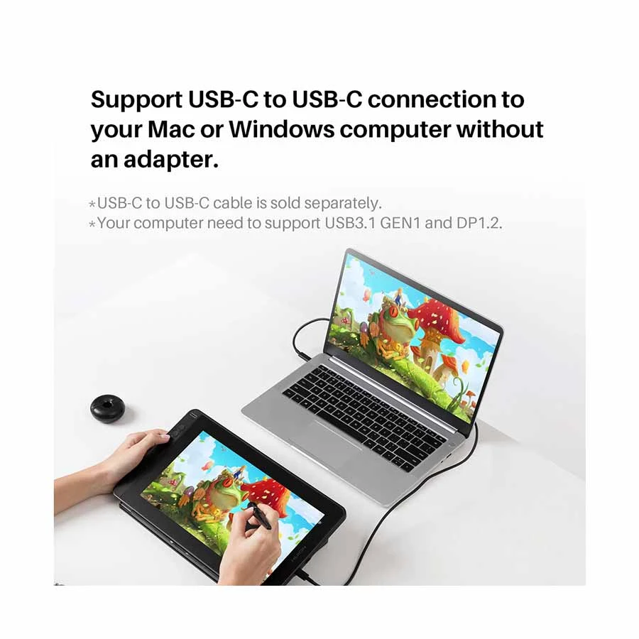Huion GS1161 Kamvas 12 Graphics Tablet PC specifications