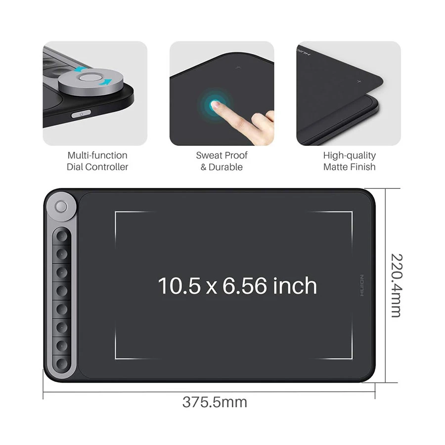 Huion Inspiroy Dial Q620M Graphics Tablet PC Price in BD