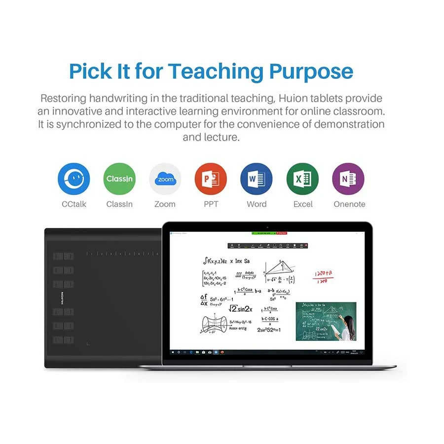 Huion Inspiroy H1060P Graphics Tablet PC specifications