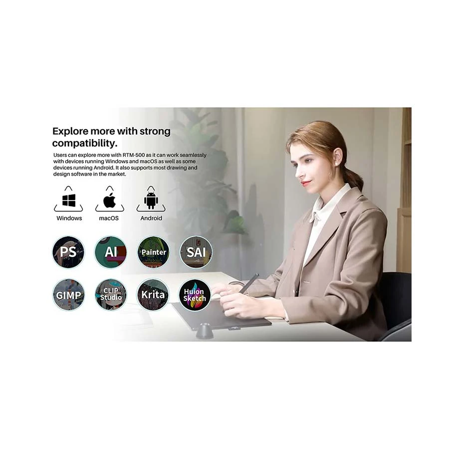 Huion Inspiroy RTM-500 Graphics Tablet PC Best Price