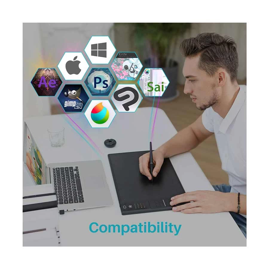 Huion Inspiroy WH1409 V2 Graphics Tablet PC specifications