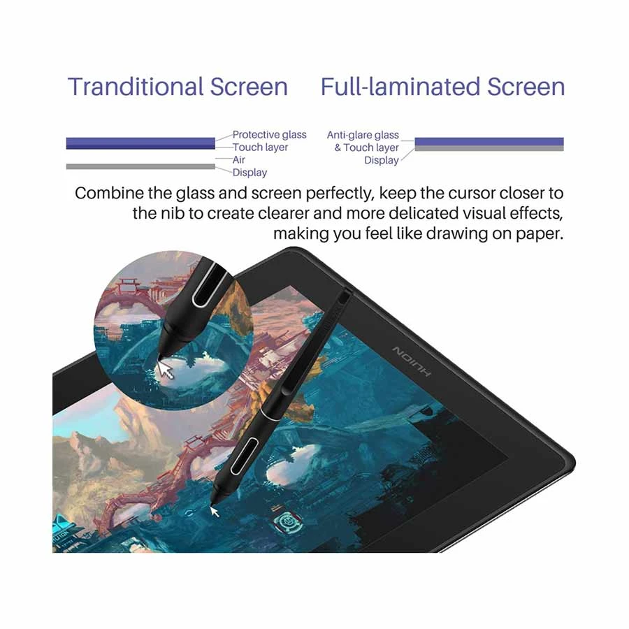 Huion Kamvas Pro 16 Graphics Tablet PC specifications