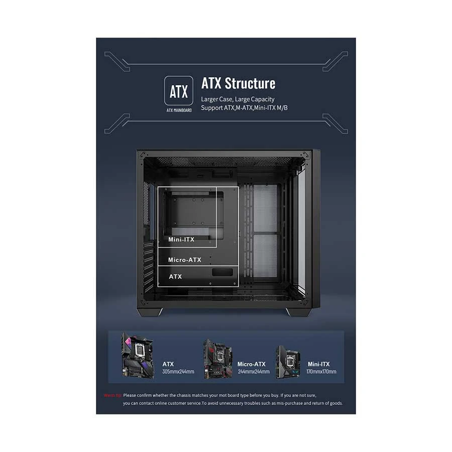 Huntkey S980 Tornado Casing specifications