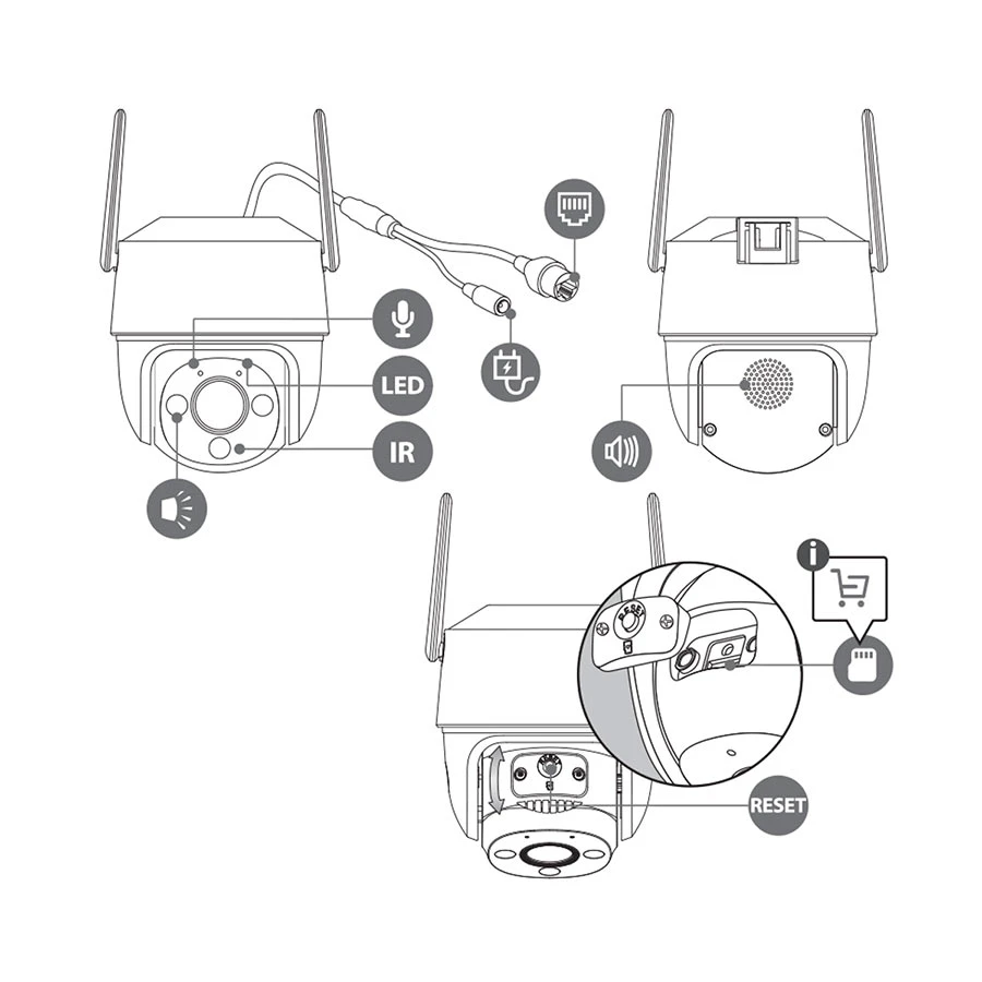 Imou Cruiser SE+ Wireless / Wi-Fi Camera specifications