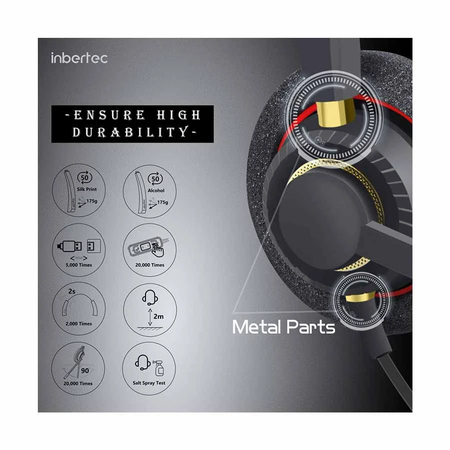 Inbertec UB805M Mono Headphone Price in BD