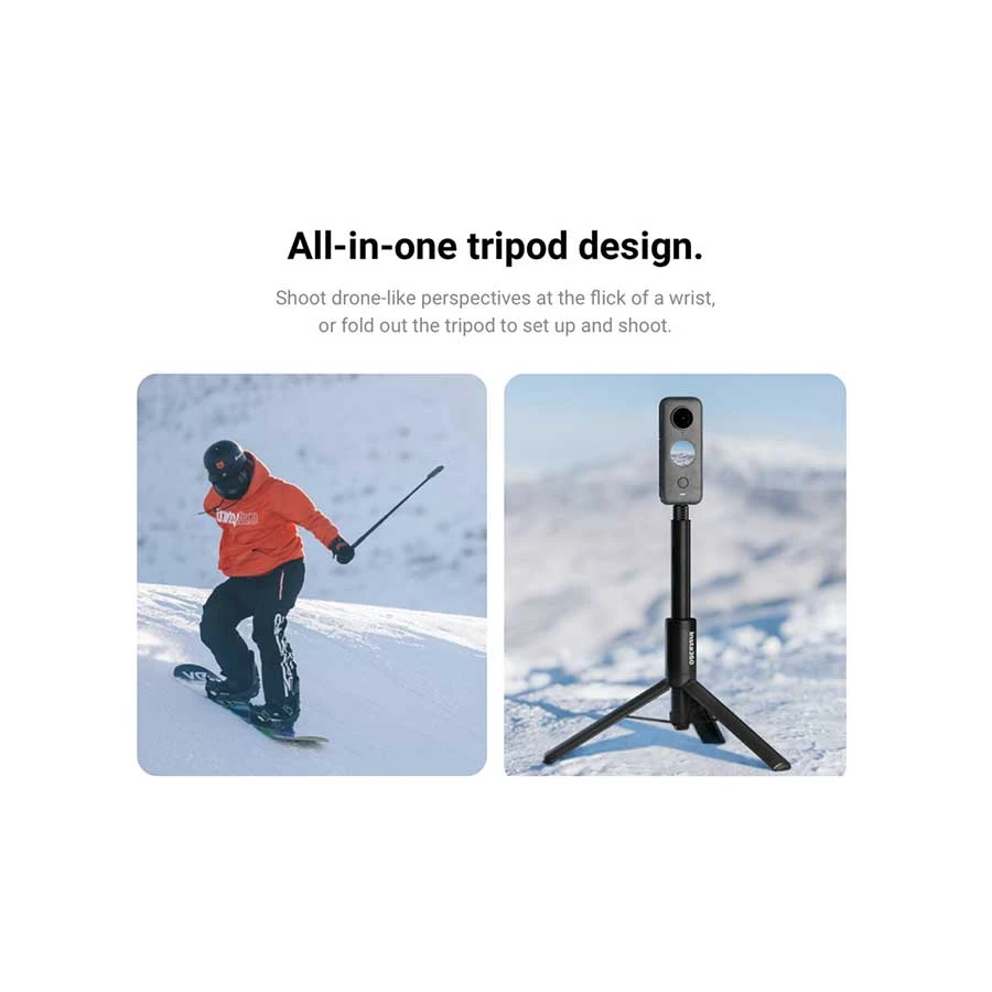 Insta360 2-in-1 Invisible Selfie Stick + Tripod Compact Camera Accessories Price in Bangladesh