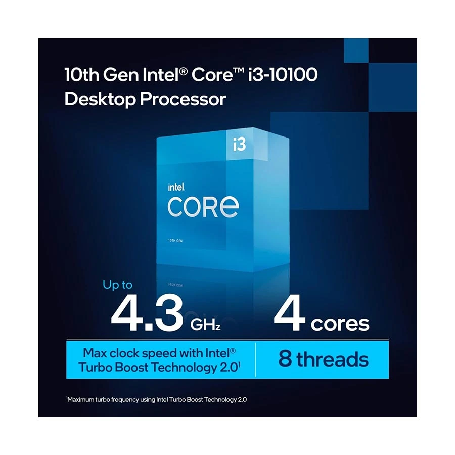 Intel Core i3 10100 Processor in BD