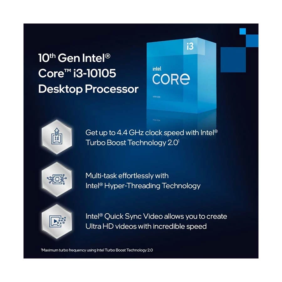 Intel Core i3 10105 Processor in BD