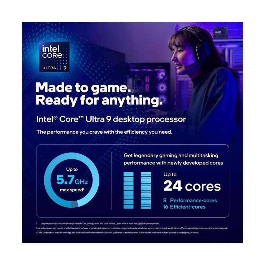 Intel Core Ultra 9 285K Processor in BD