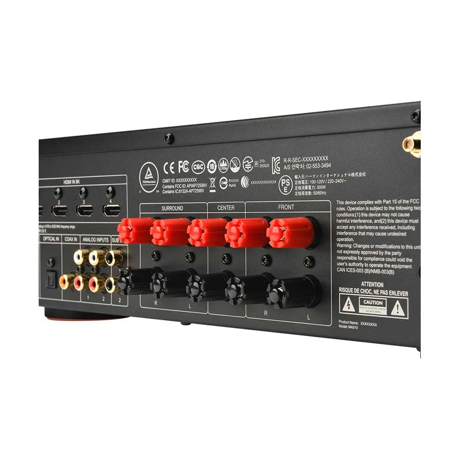 Jbl by Harman JBL MA510 Amplifier specifications