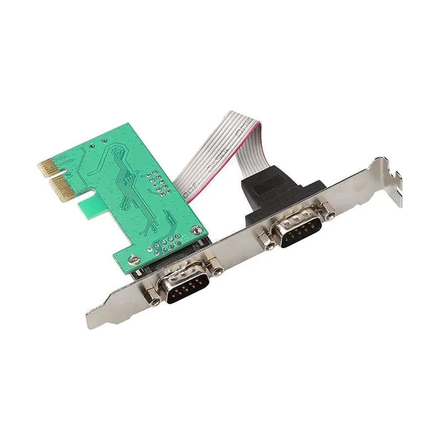 K2 PCI to 2 Ports COM 9-pin Serial Port Casing Accessories Price in Bangladesh
