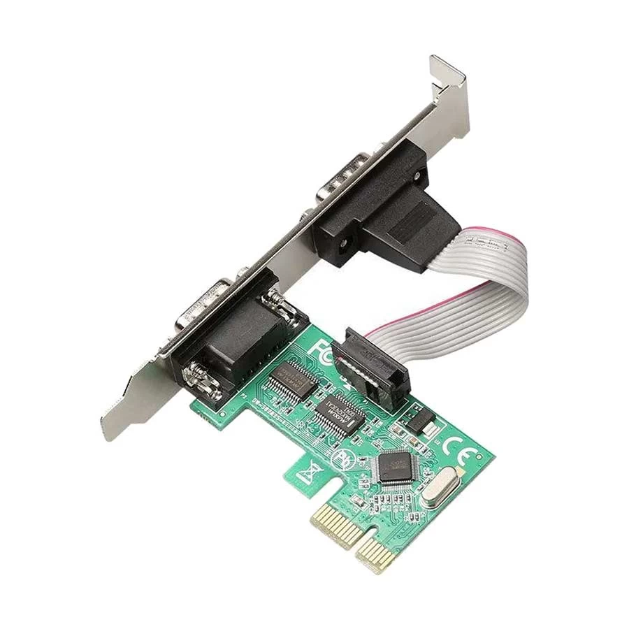 K2 PCI to 2 Ports COM 9-pin Serial Port Casing Accessories in BD
