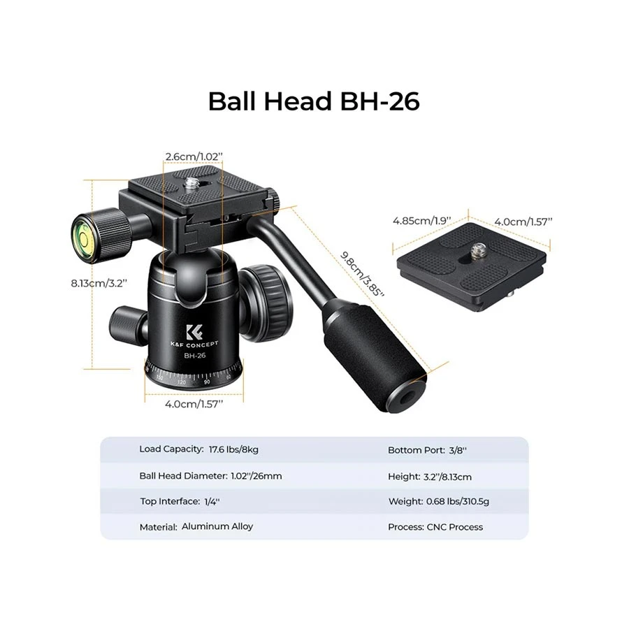 K&F Concept BH-26 DSLR Camera Accessories Price in Bangladesh