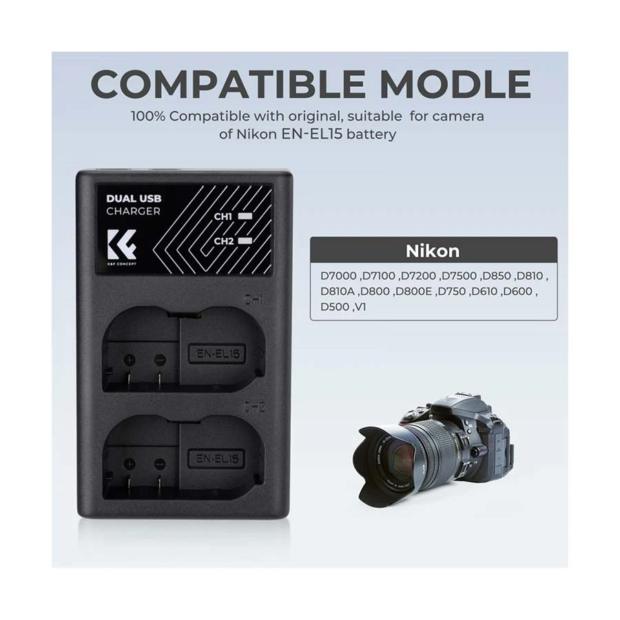 K&F Concept EN-EL15 DSLR Camera Accessories Price in Bangladesh
