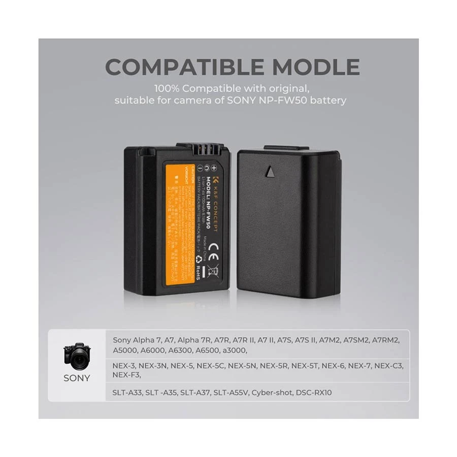 K&F Concept NP-FW50 DSLR Camera Accessories Price in BD