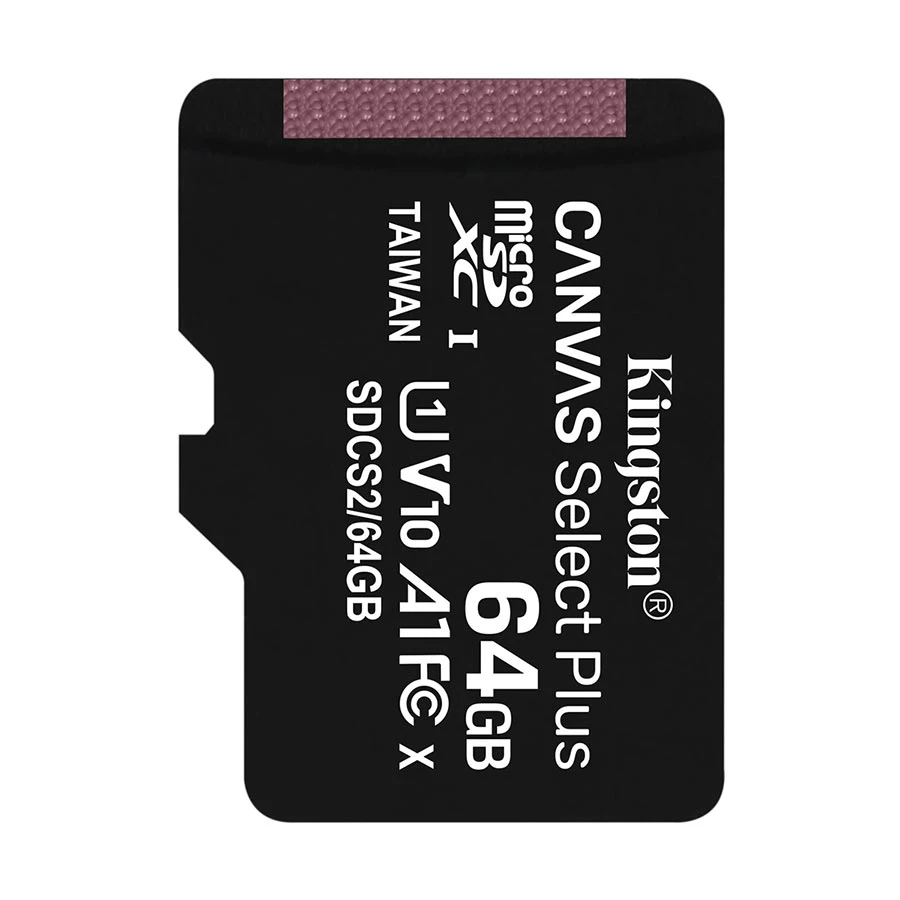 Kingston Canvas Select Plus 64GB Memory Card in BD
