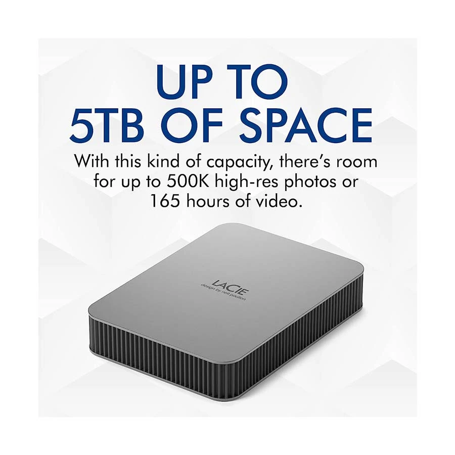 Lacie Mobile Drive 5TB External HDD specifications