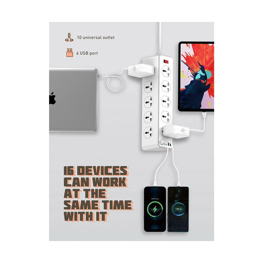 Ldnio SC10610 Power Strip in BD