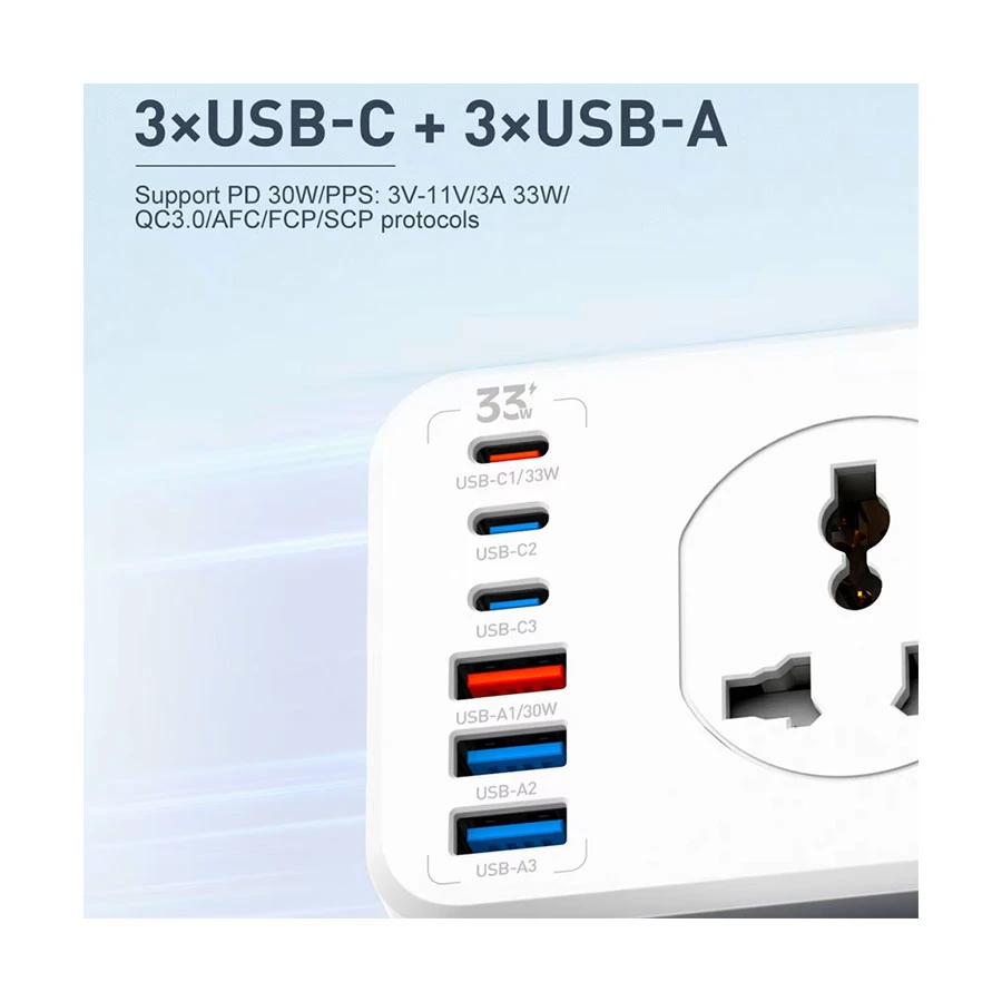 LDNIO Ldnio 3 Pin 10 Port Power Strip Price in Bangladesh