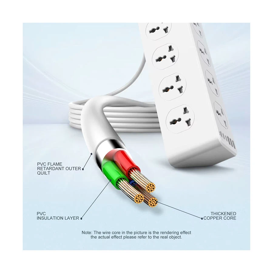Ldnio 3 Pin 10 Port Power Strip Price in BD