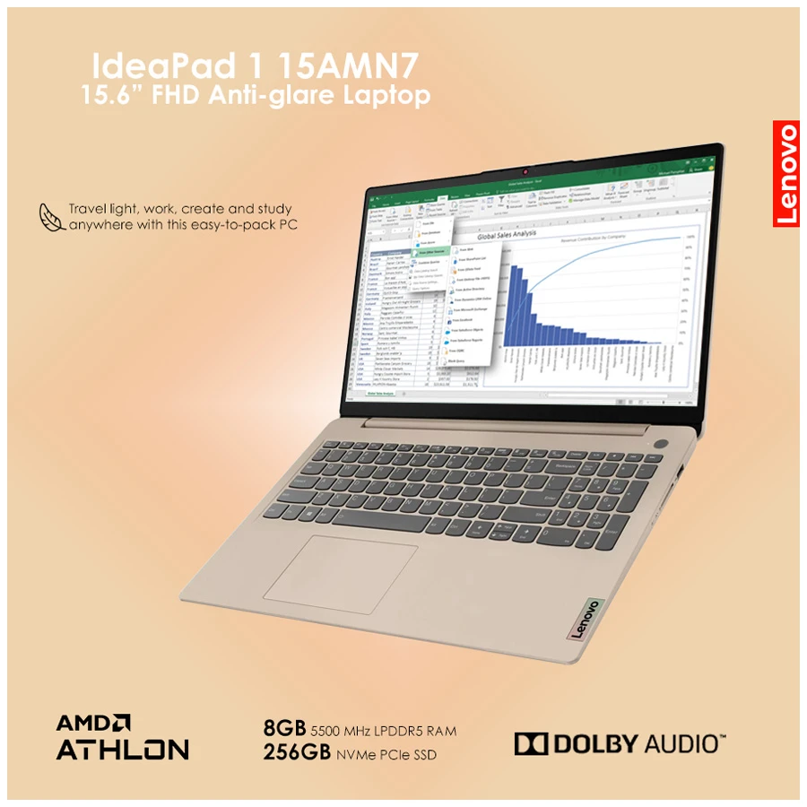 Lenovo IdeaPad 1 15AMN7 All Laptop Price in BD