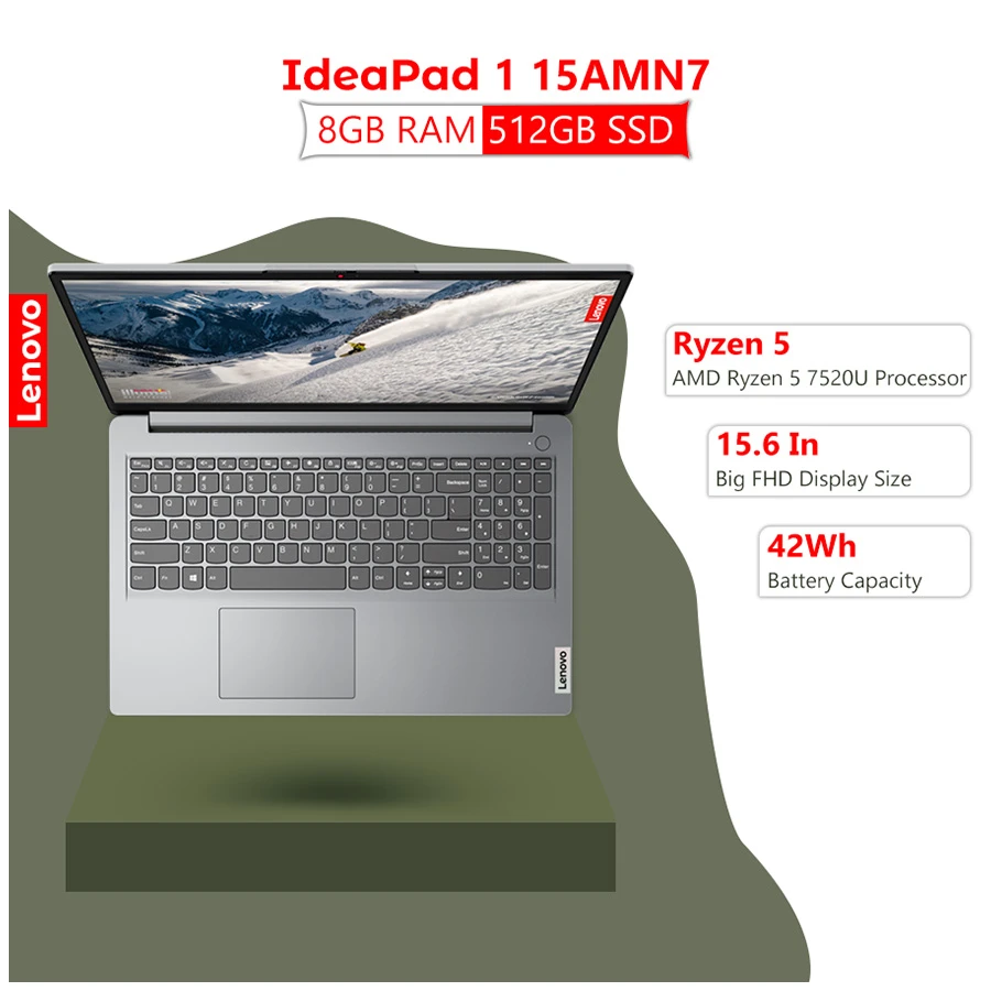 Lenovo IdeaPad 1 15AMN7 All Laptop specifications