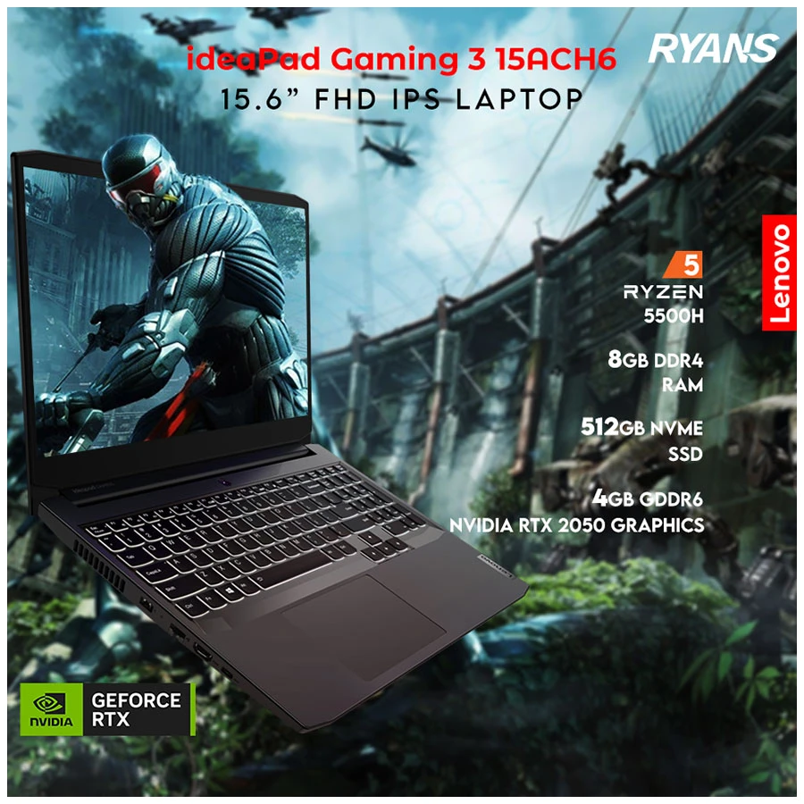 Lenovo IdeaPad Gaming 3 15ACH6 All Laptop Best Price