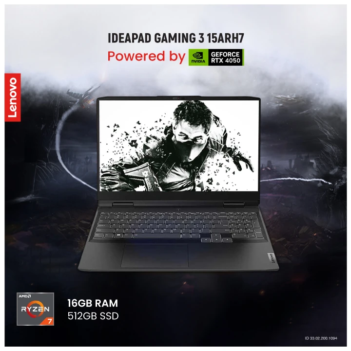 Lenovo IdeaPad Gaming 3 15ARH7 All Laptop Best Price
